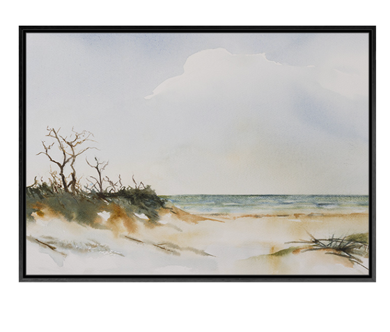 Beach Landscape Watercolour